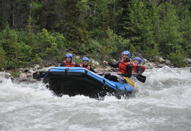 Scouts enjoy a day of rafting on the Blanchard River